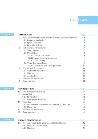 Classical Mechanics I - AristoMind